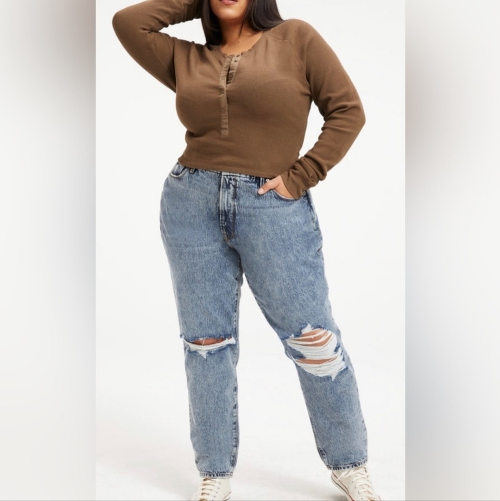 Good American Good Classic Jean GC999T Size 20 Plus NWT!